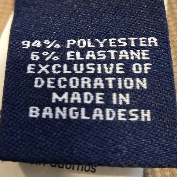 Chaps Golf 78 Men's 30 Tan Beige 9" Cargo Shorts 6 Pocket Stretch Flat Front - Picture 11 of 16